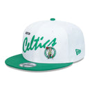 Boston Celtics Vintage Script 9FIFTY Cap Snapback Adjustable NBA  by New Era - new