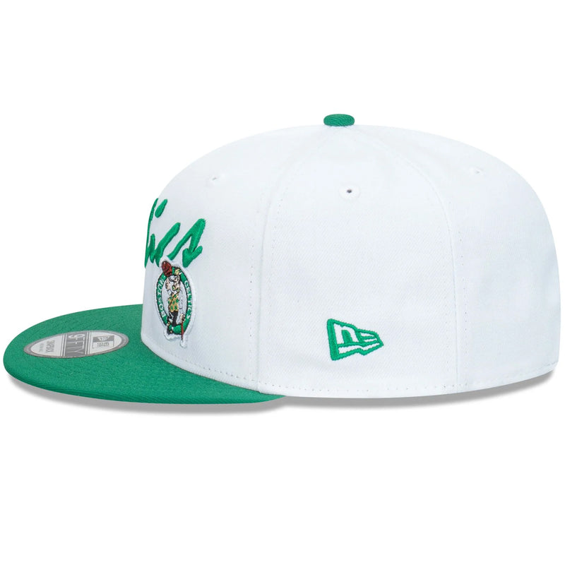 Boston Celtics Vintage Script 9FIFTY Cap Snapback Adjustable NBA  by New Era - new