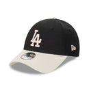 Los Angeles Dodgers Kids Black Cap 9FORTY Cloth Strap by New Era - new