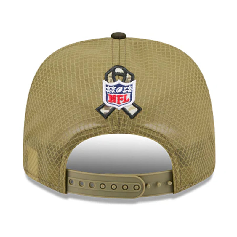 Baltimore Ravens Official 9SEVENTY NFL Salute to Service Trucker Cap Snapback By New Era - new