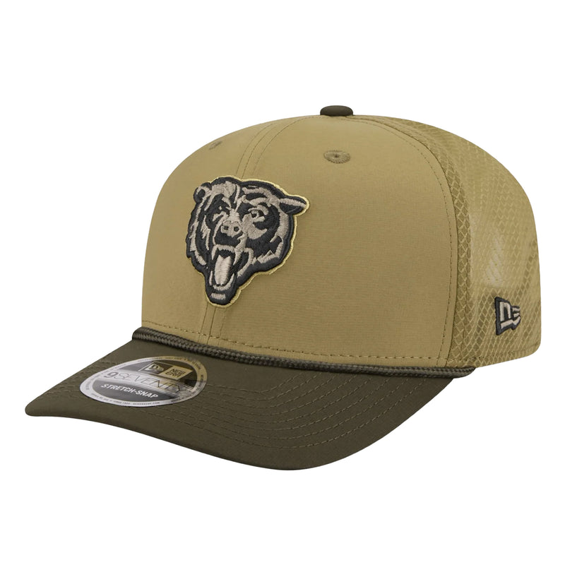 Chicago Bears Official 9SEVENTY NFL Salute to Service Trucker Cap Snapback By New Era - new