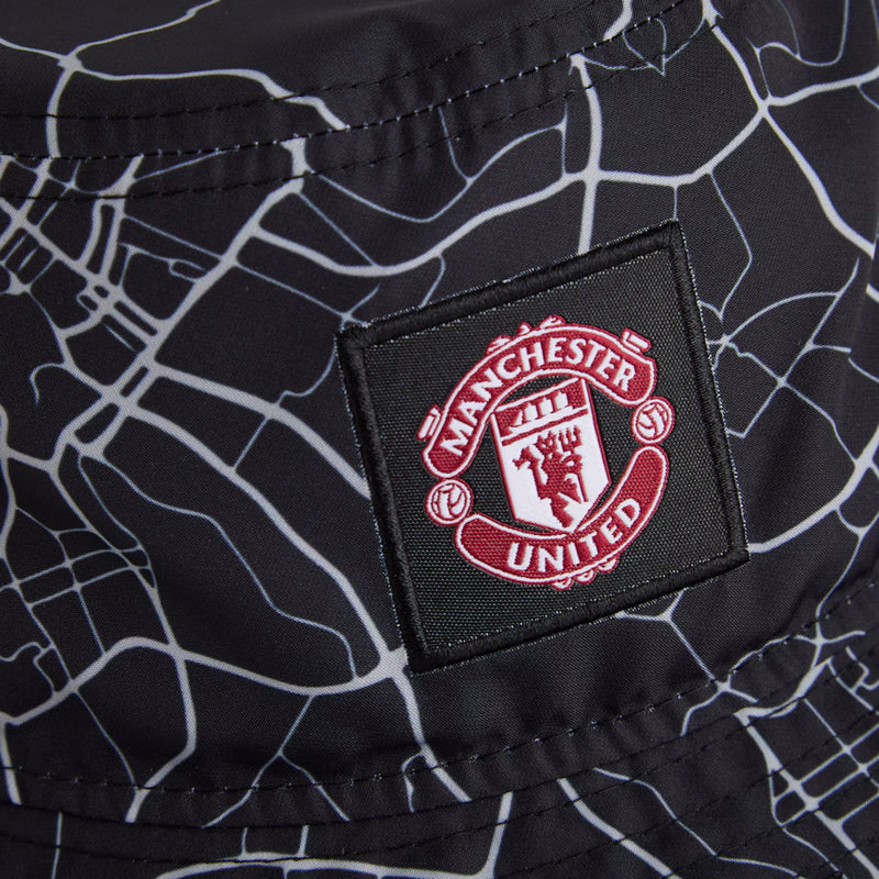 Manchester United Adult AOP Bucket Hat Football Soccer by New Era - new