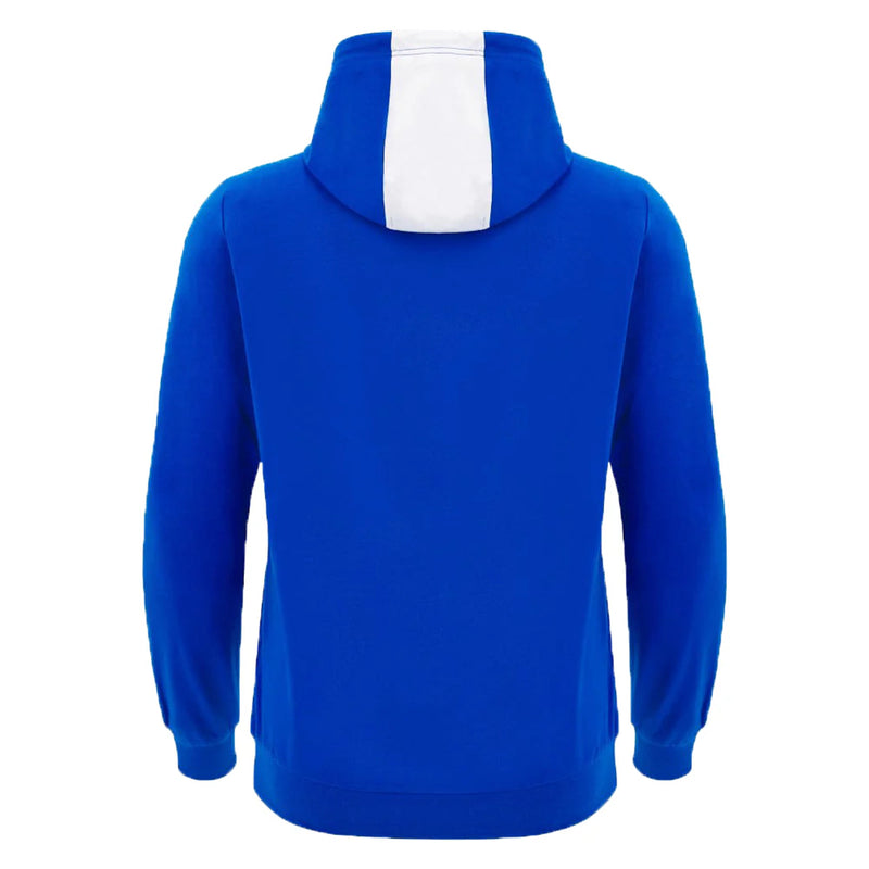 Italy National Mens Classic Cotton Hoodie 2024/25 Rugby Union by Macron - new