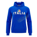 Italy National Mens Classic Cotton Hoodie 2024/25 Rugby Union by Macron - new