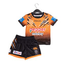 Wests Tigers 2026 Toddler's Home Jersey and Shorts Set NRL Rugby League by Canterbury