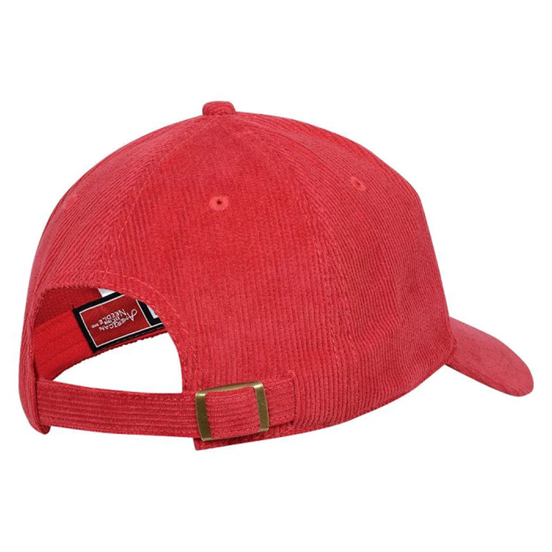 Dolphins NRL Team Colour Corduroy Curved Strapback Cap Rugby League by American Needle