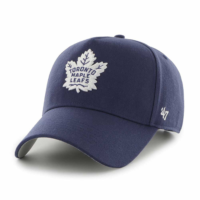 Toronto Maple Leafs Navy MVP DT Cap by 47 Brand  NHL Snapback - new