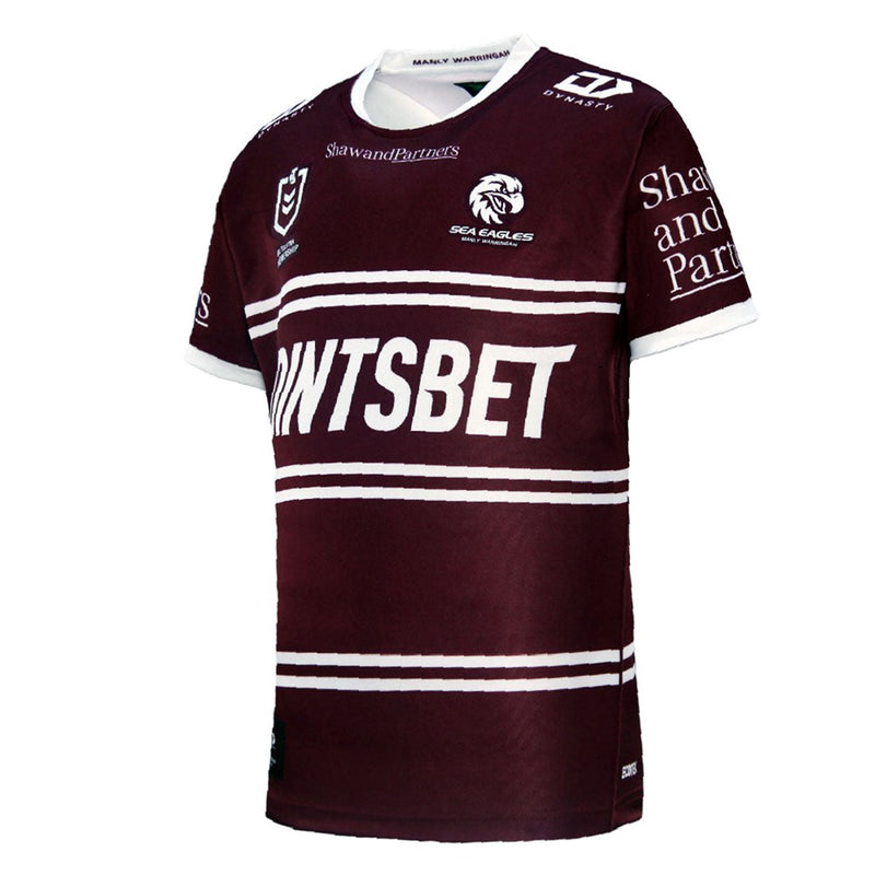 Manly Warringah Sea Eagles 2024 Men's Home Jersey NRL Rugby League by Dynasty - new