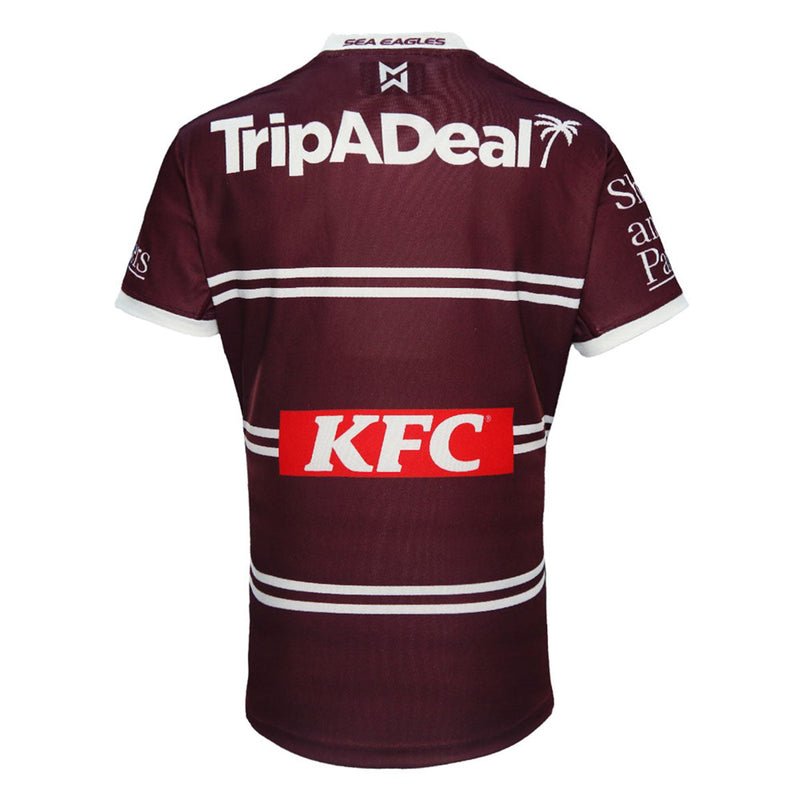 Manly Warringah Sea Eagles 2024 Men's Home Jersey NRL Rugby League by Dynasty - new