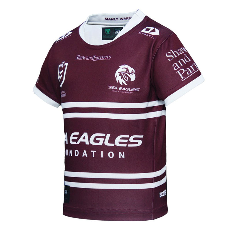 Warringah Sea Eagles 2024 Toddler Home Jersey NRL Rugby League by Dynasty Sport - new