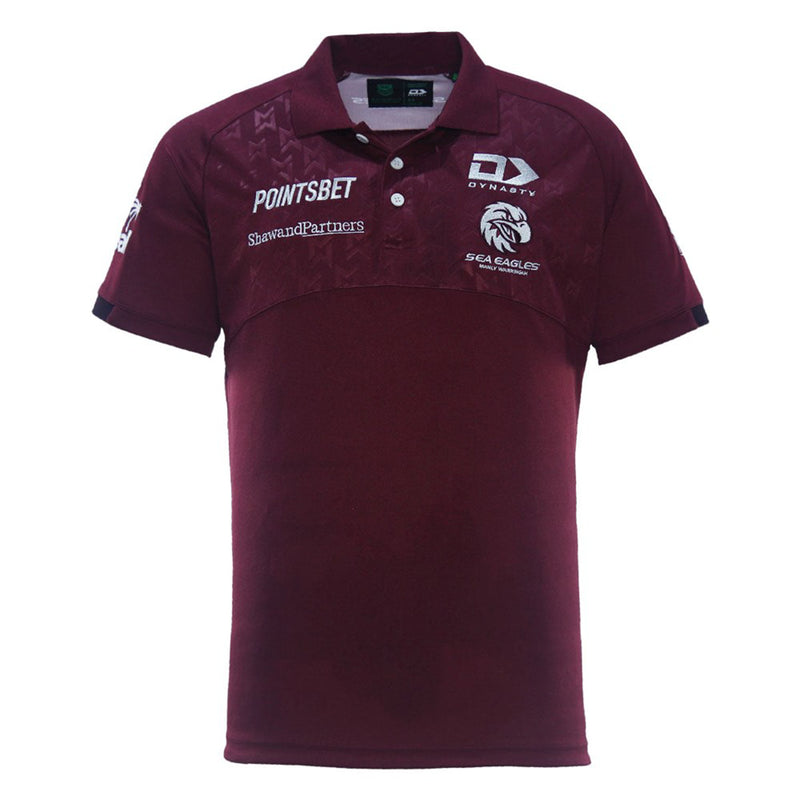 Manly Warringah Sea Eagles 2024 Men's Polo Shirt NRL Rugby League by Dynasty - new