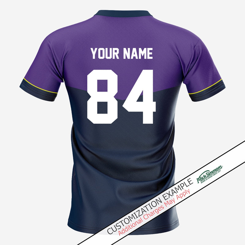 Melbourne Storm Men's Home Supporter Jersey NRL Rugby League by Burley Sekem - new