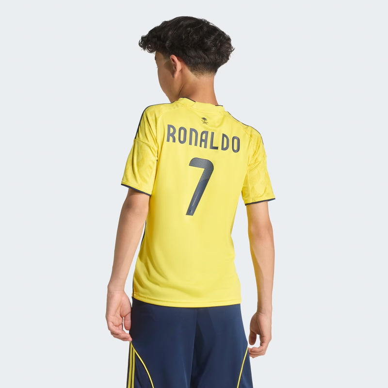 Al Nassr FC 2025/2026 Ronalso 7 Home Kids Replica Jersey Football Soccer by Adidas