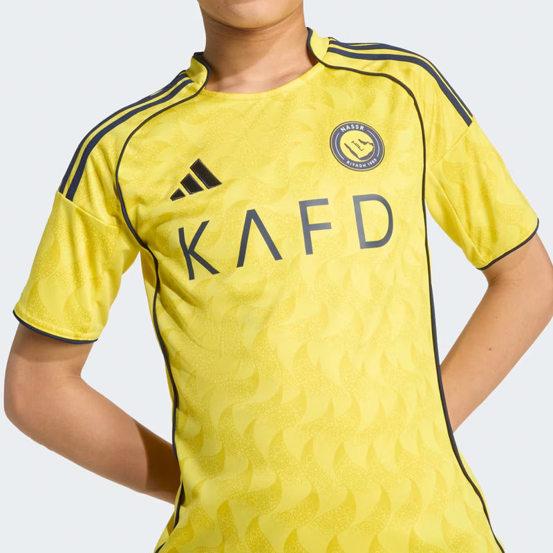 Al Nassr FC 2025/2026 Ronalso 7 Home Kids Replica Jersey Football Soccer by Adidas