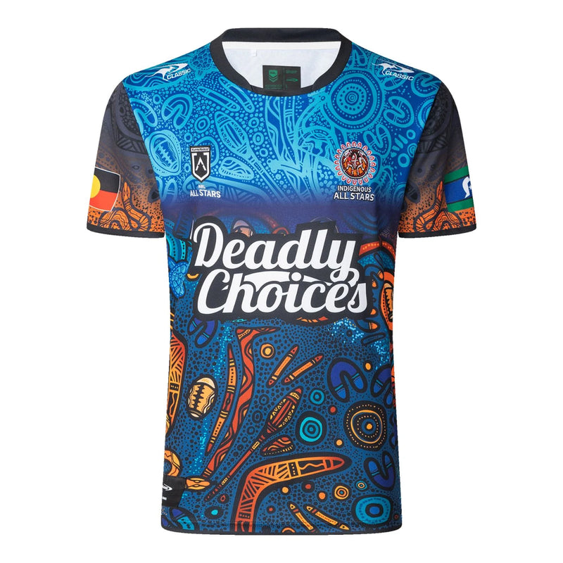 NRL Indigenous All Stars 2025 Men's Jersey NRL Rugby League by Classic - new