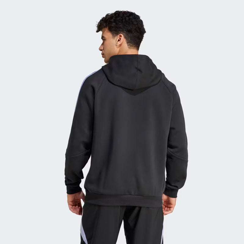 All Blacks 2025 Adult 3-Stripes Hoodie Rugby Union by adidas - new