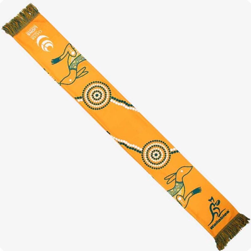 Wallabies 2025 Lions Tour Adult Team Scarf Rugby Union by Burley Sekem