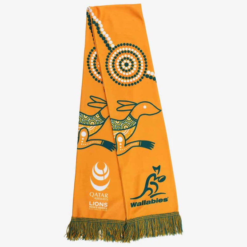 Wallabies 2025 Lions Tour Adult Team Scarf Rugby Union by Burley Sekem