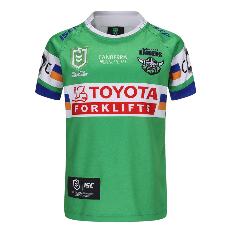 Canberra Raiders 2025 Kid's Home Jersey NRL Rugby League by ISC - new