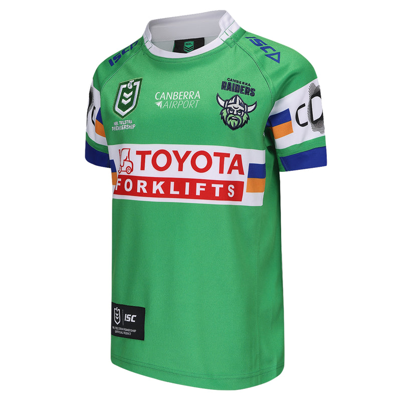 Canberra Raiders 2025 Kid's Home Jersey NRL Rugby League by ISC - new