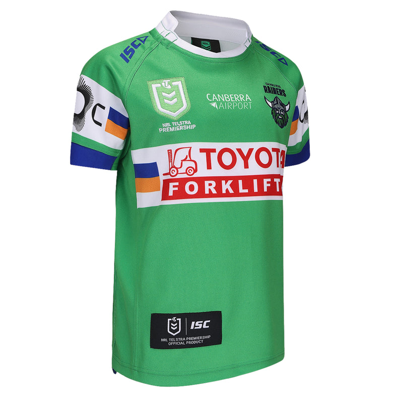 Canberra Raiders 2025 Kid's Home Jersey NRL Rugby League by ISC - new