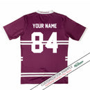 Manly Sea Eagles Men's Home Supporter Jersey NRL Rugby League by Burley Sekem - new