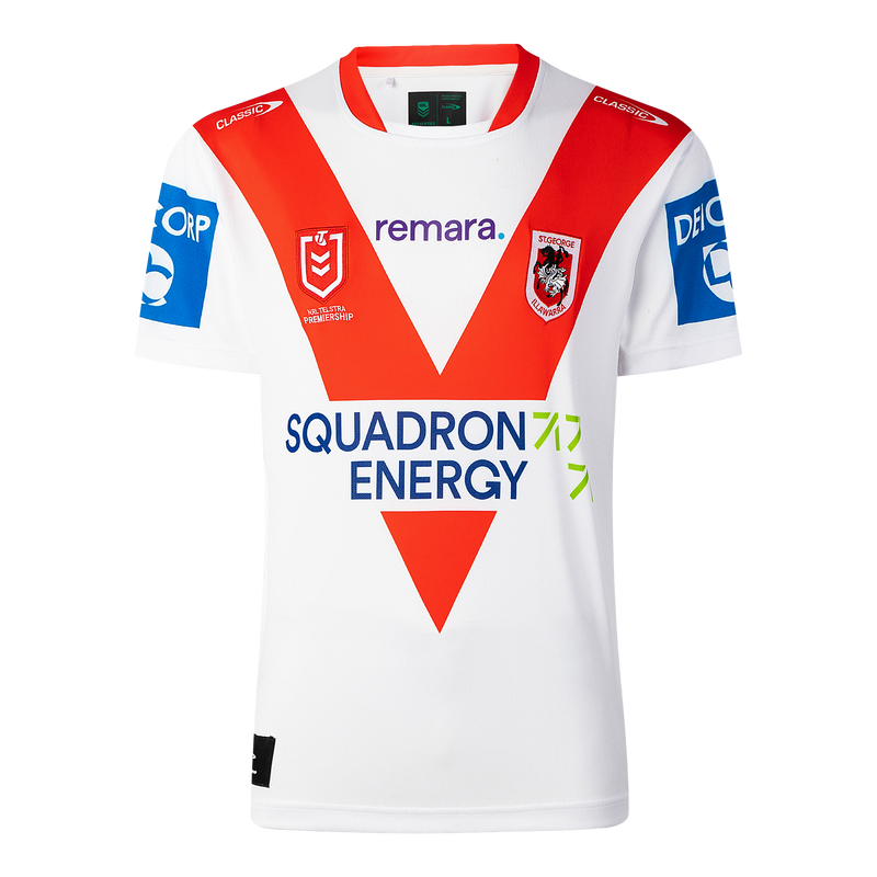 St George Illawarra Dragons 2026 Men's Home Jersey NRL Rugby League by Classic
