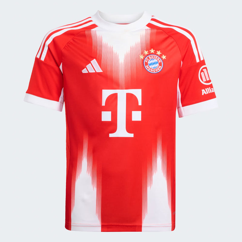 Bayern Munich FC 2025/26 Kids Home Jersey Football Soccer by adidas