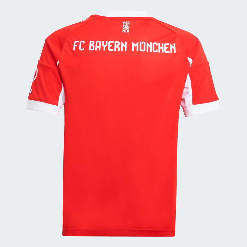 Bayern Munich FC 2025/26 Kids Home Jersey Football Soccer by adidas