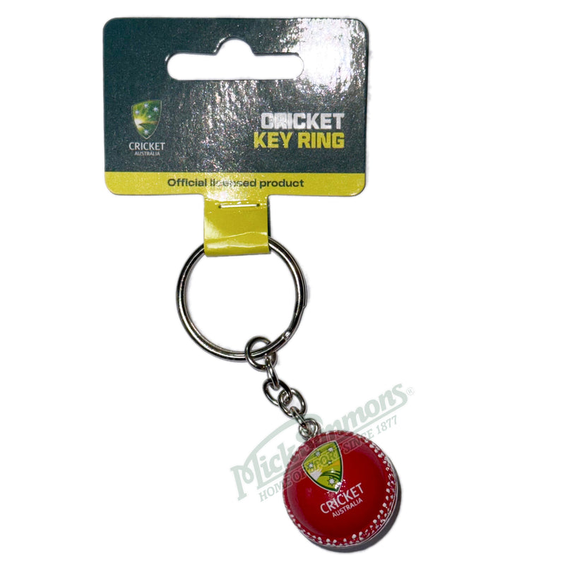 Cricket Australia PVC Red Ball Keyring by Trofe Australia - new