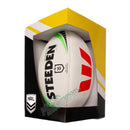 Steeden NRL Rugby League Premiership Boxed Match Ball Size 5 (Full Size) - new