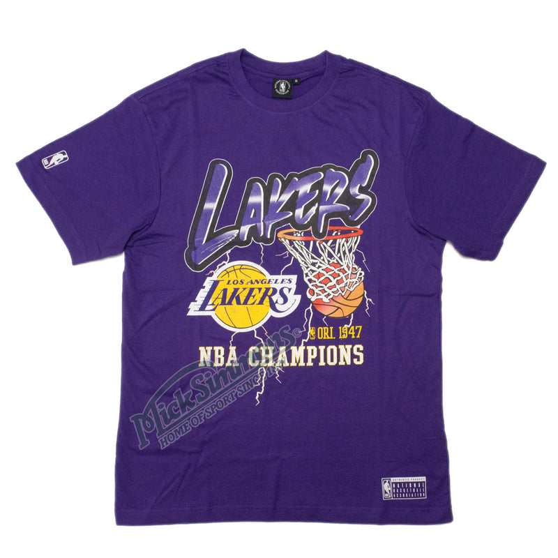 Los Angeles Lakers Champions Vintage NBA Adult T-Shirt by Mitchell & Ness - new