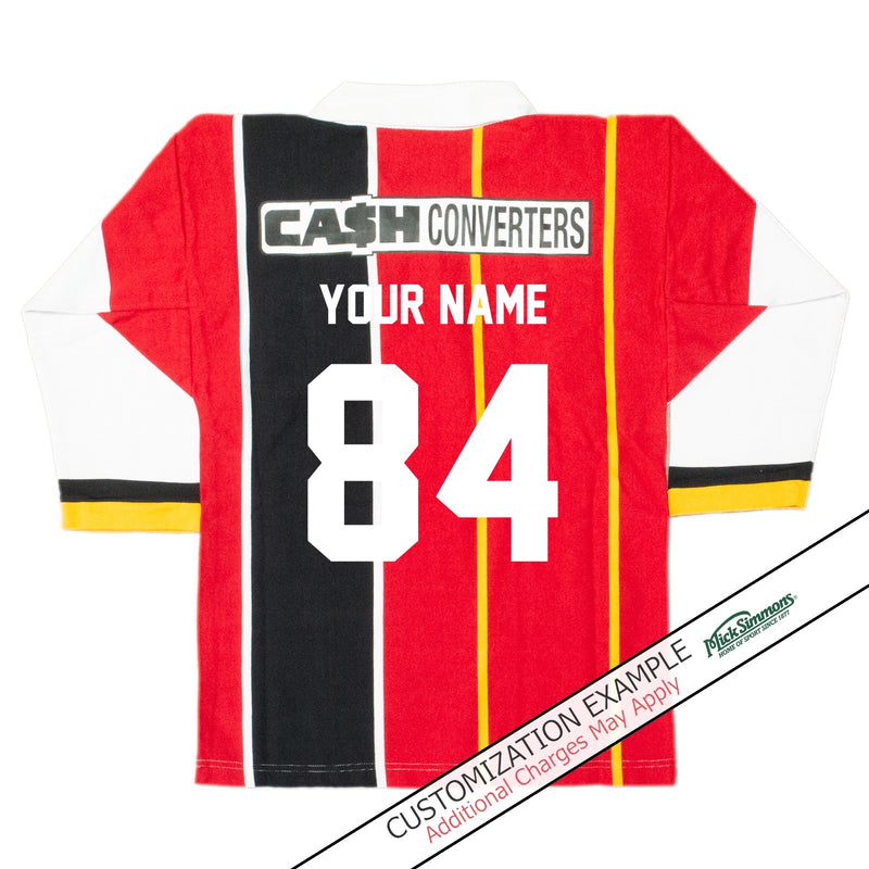 WESTERN REDS SEVENS NRL Vintage Retro Heritage Rugby League Jersey Guernsey - new