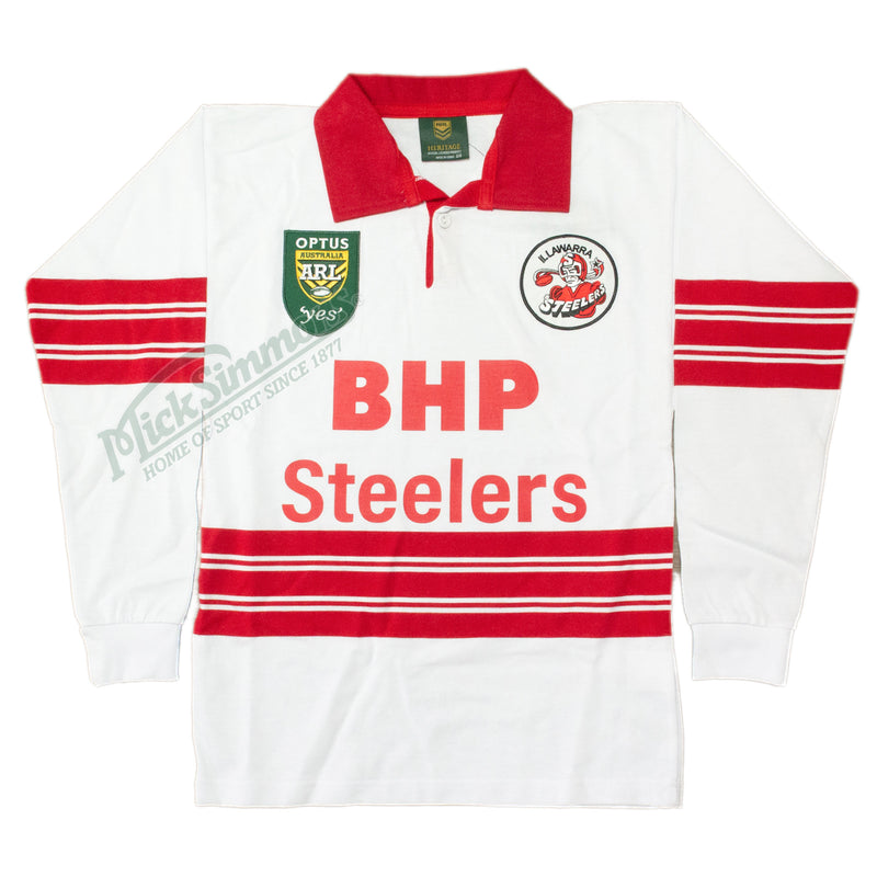 Illawarra Steelers 1997 Away NRL Vintage Retro Heritage Rugby League Jersey Guernsey - new