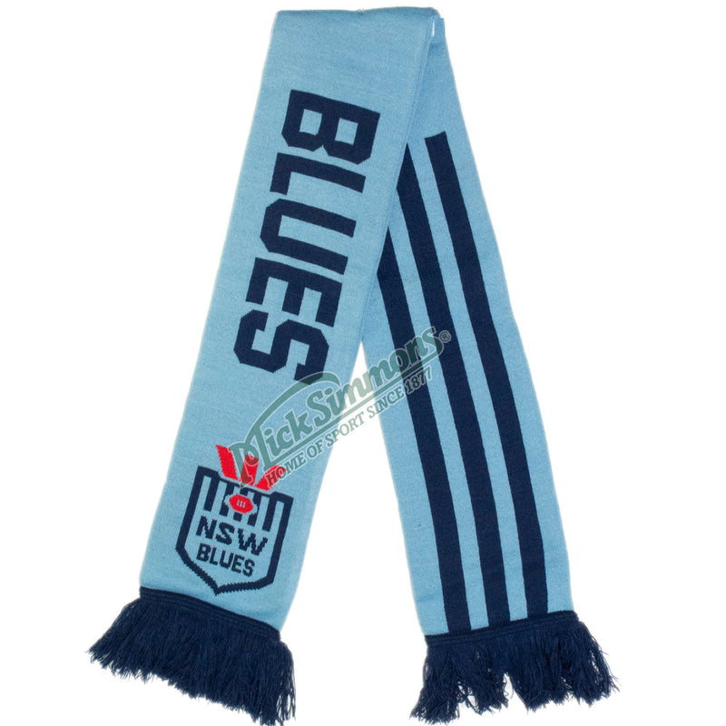 NSW Blues Scarf State of Origin NRL Rugby League by adidas - new