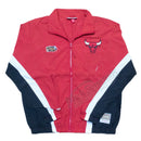 Chicago Bulls Nylon Track Jacket Red NBA by Mitchell & Ness - new