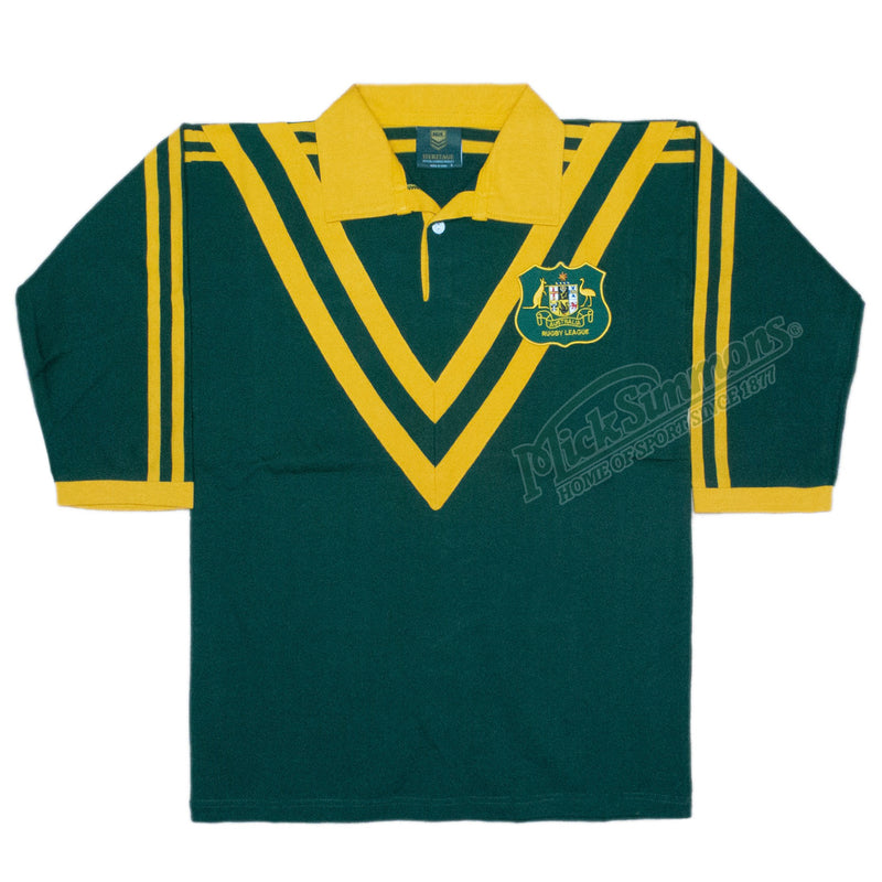 Australian Kangaroos 1982 NRL Vintage Retro Heritage Rugby League Jersey Guernsey