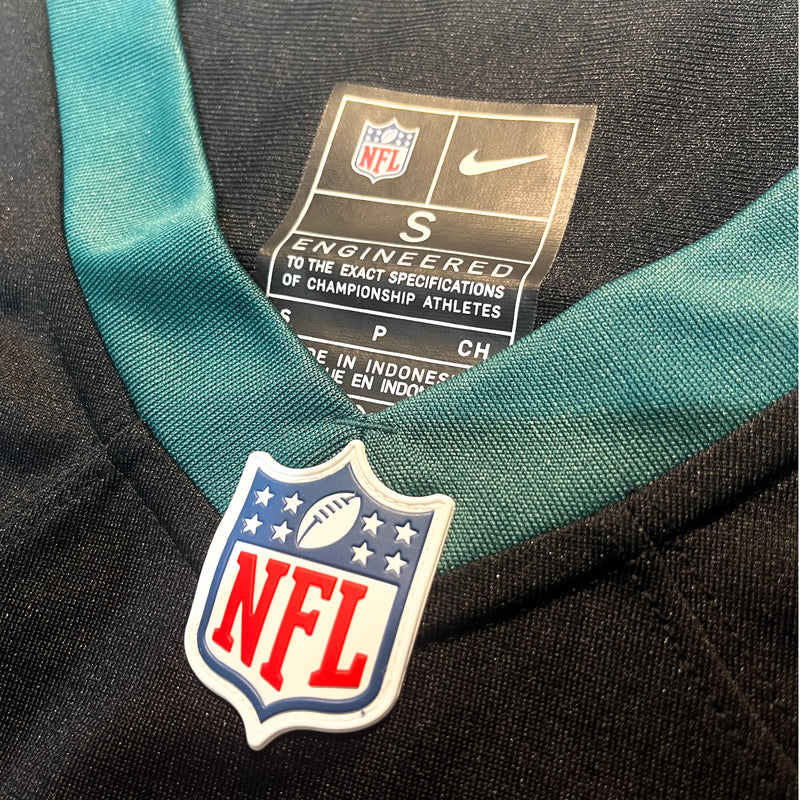 Philadelphia Eagles Official Jordan Mailata Home Game Jersey Black NFL by Nike