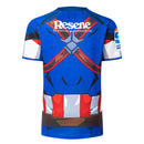 Official Hurricanes 2025 Marvel Captain America Disney Jersey Rugby Union by Classic - new