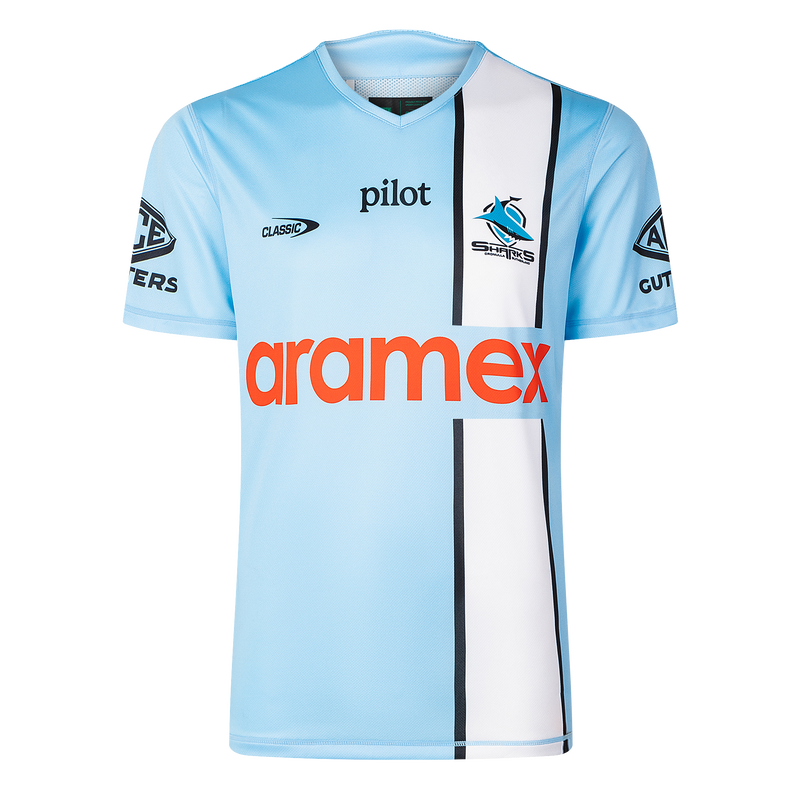 Cronulla Sharks 2026 Men's Training T-Shirt NRL Rugby League Black by Classic