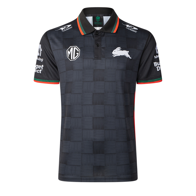 South Sydney Rabbitohs 2026 Men's Players Polo Shirt NRL Rugby League Classic