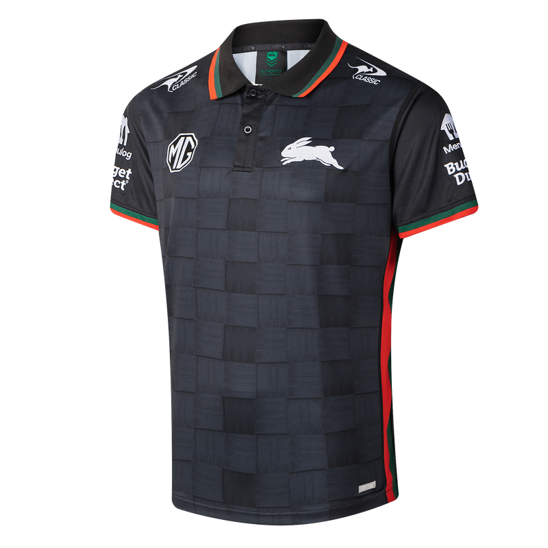 South Sydney Rabbitohs 2026 Men's Players Polo Shirt NRL Rugby League Classic