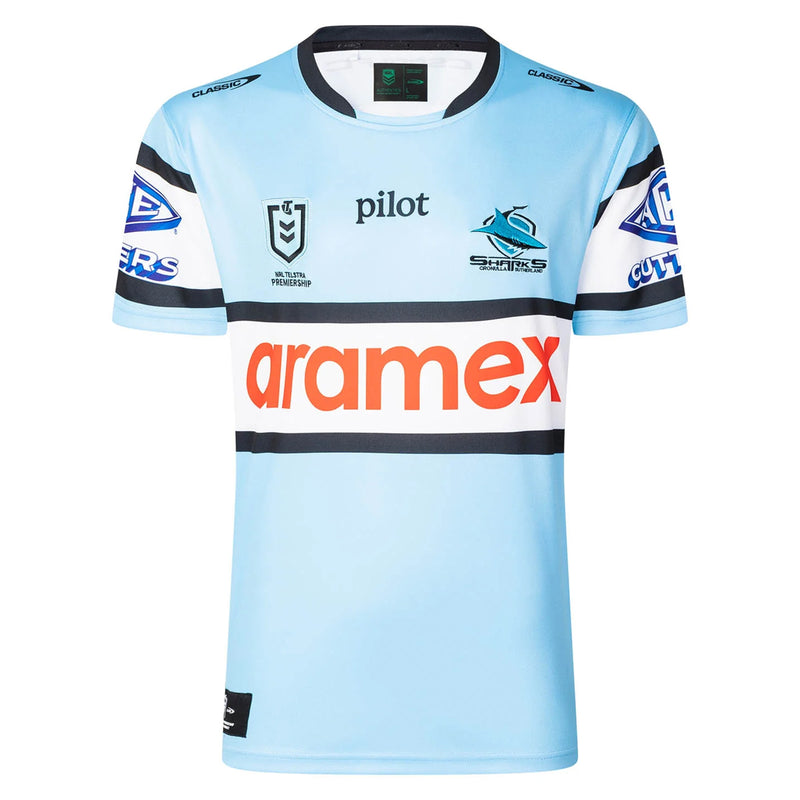 Cronulla Sharks 2025 Men's Home Jersey NRL Rugby League by Classic - new