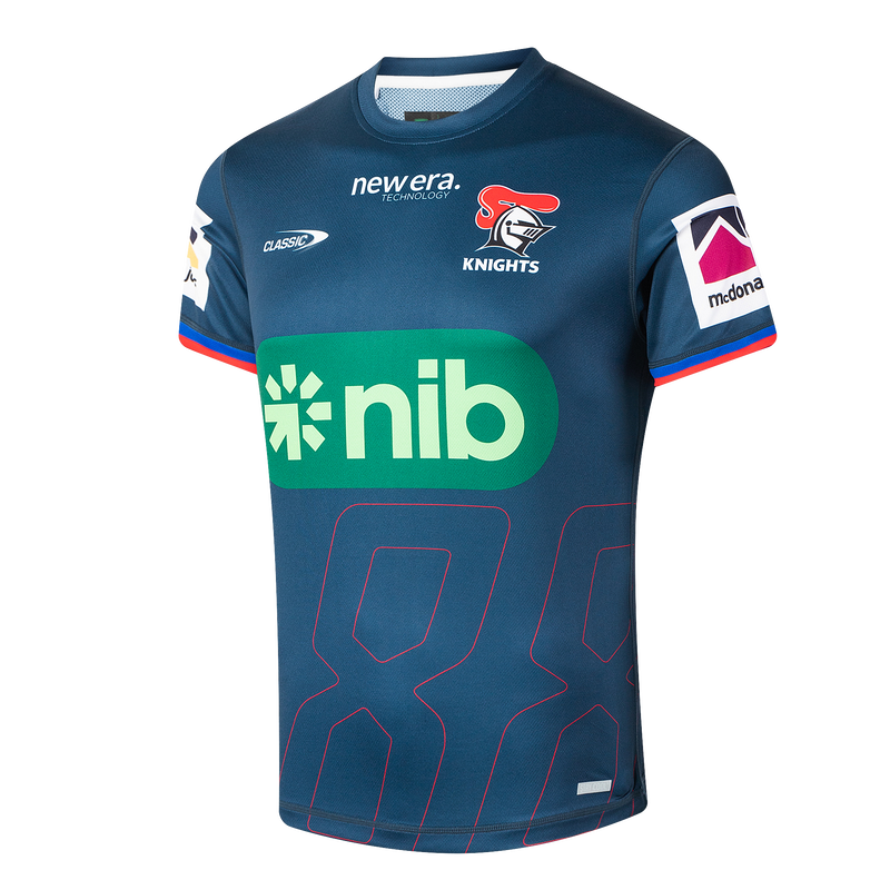 Newcastle Knights 2026 Men's Pro Training T-Shirt NRL Rugby League by Classic