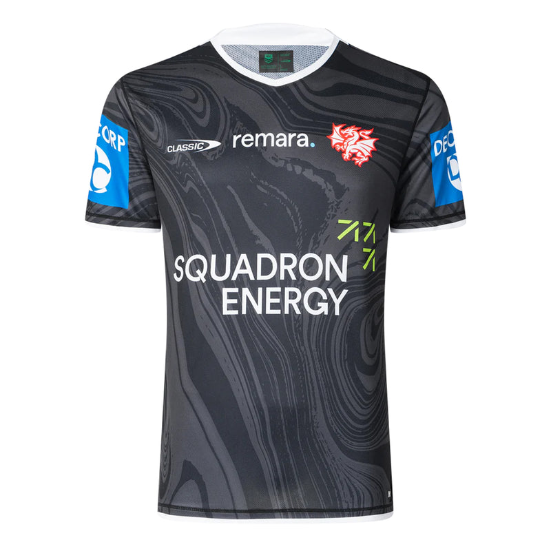St George Illawarra Dragons 2025 Men's Pro Training Tee NRL Rugby League by Classic - new