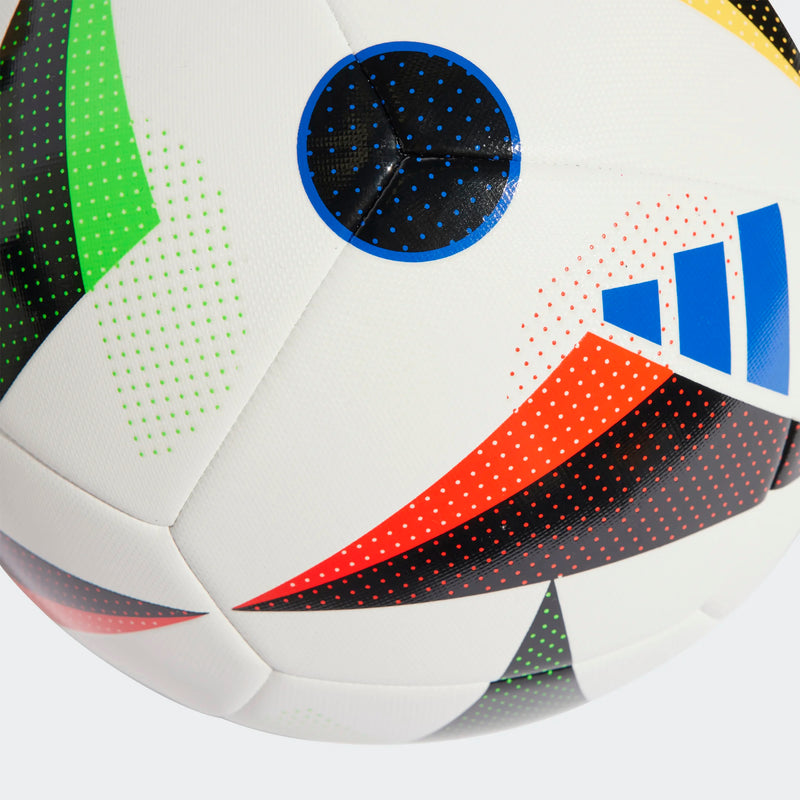 adidas Euro Germany 2024 Training Ball - Football (Soccer) Size: 4 & 5 White / Black / Glow Blue - new