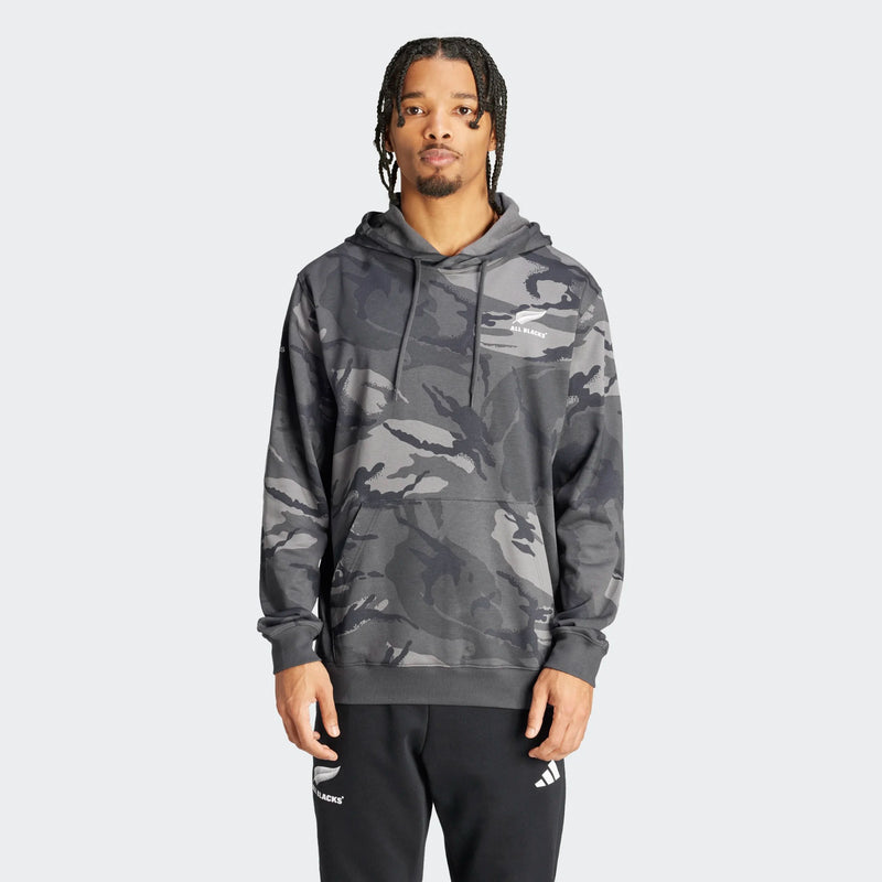 All Blacks 2024/25 Camouflage Hoodie Rugby Union by adidas - new