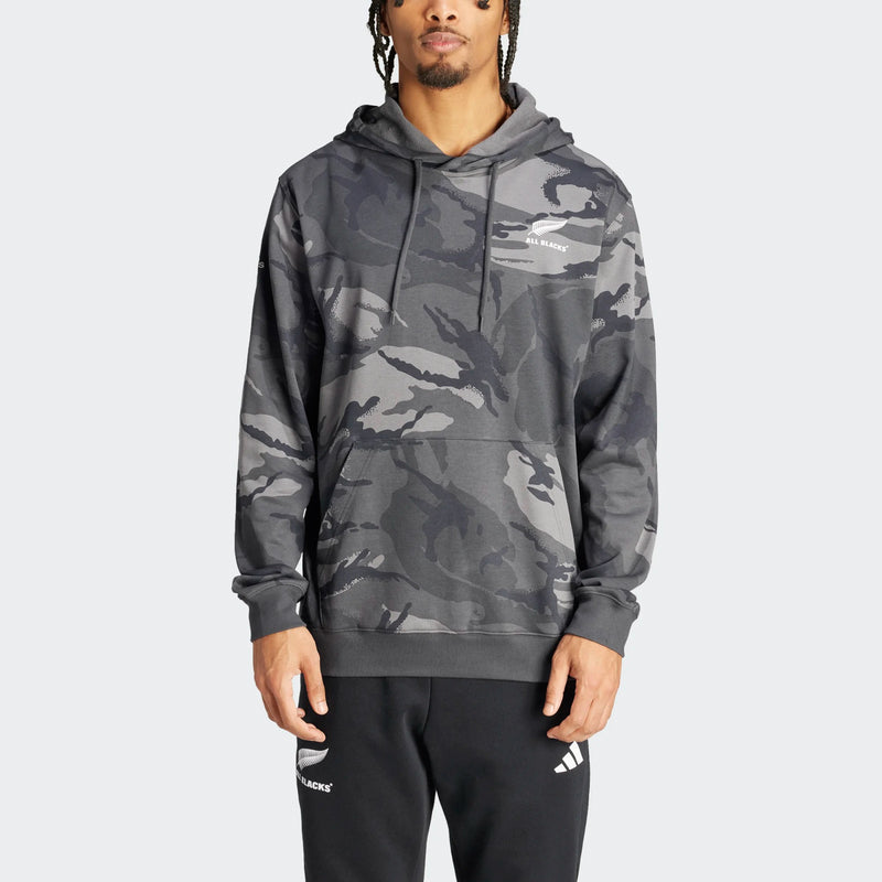 All Blacks 2024/25 Camouflage Hoodie Rugby Union by adidas - new