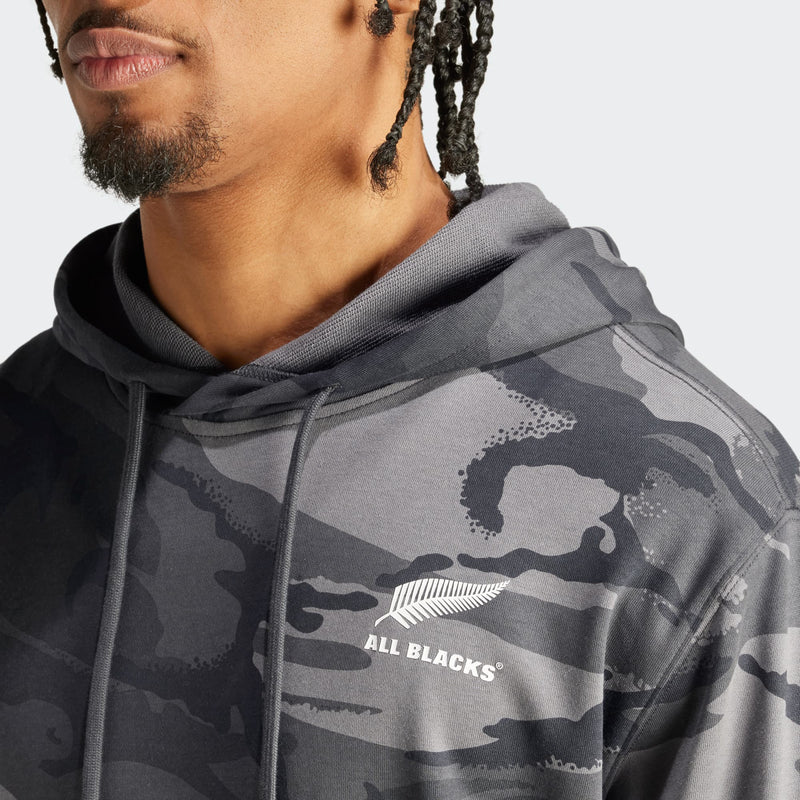 All Blacks 2024/25 Camouflage Hoodie Rugby Union by adidas - new