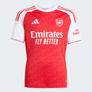 Arsenal FC 2025/26 Kid's Replica Home Jersey Football Soccer by Adidas - new